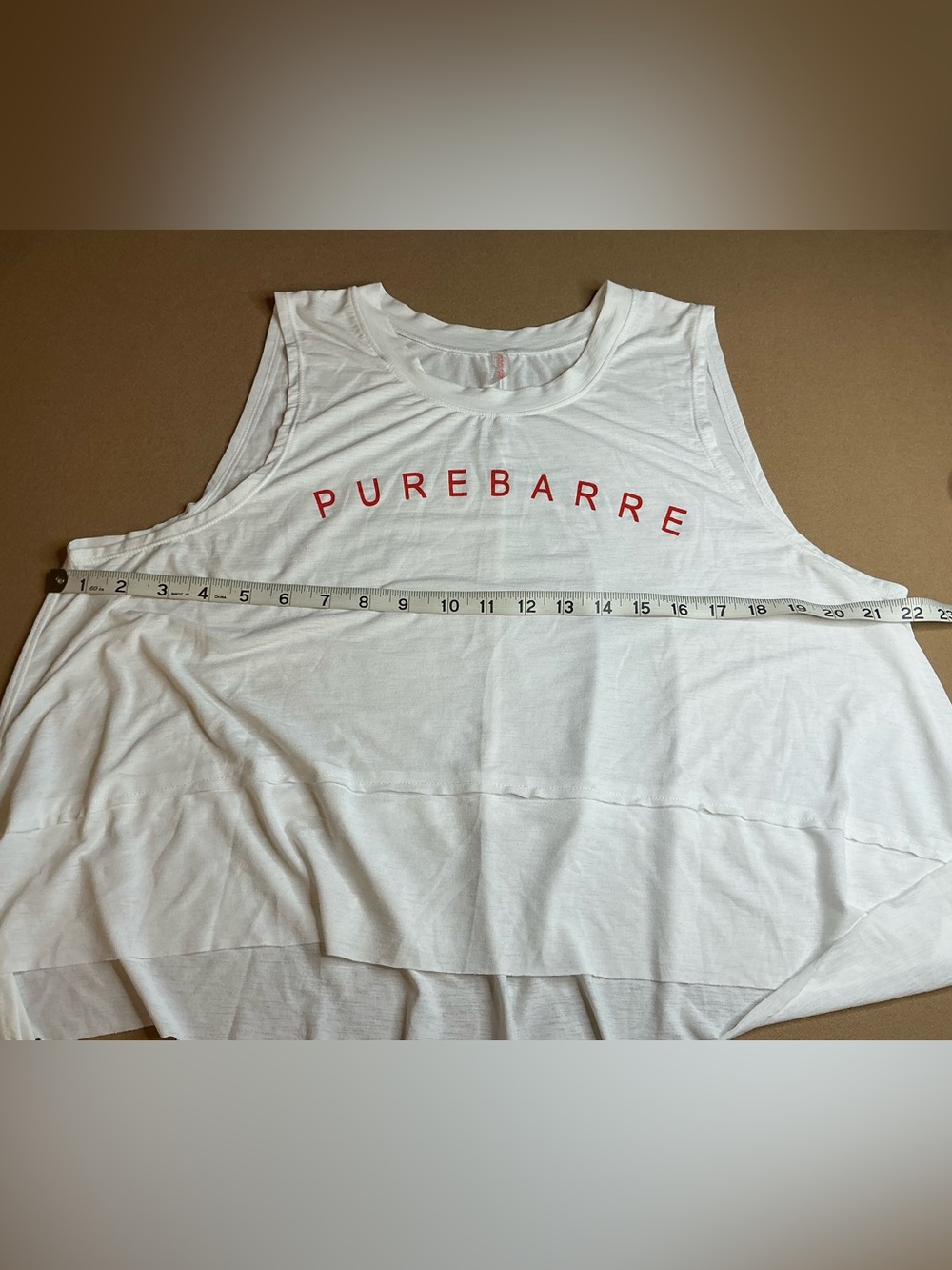 Free People Movement x Pure Barre White Tempo Tank Top Size medium - Picture 4 of 16